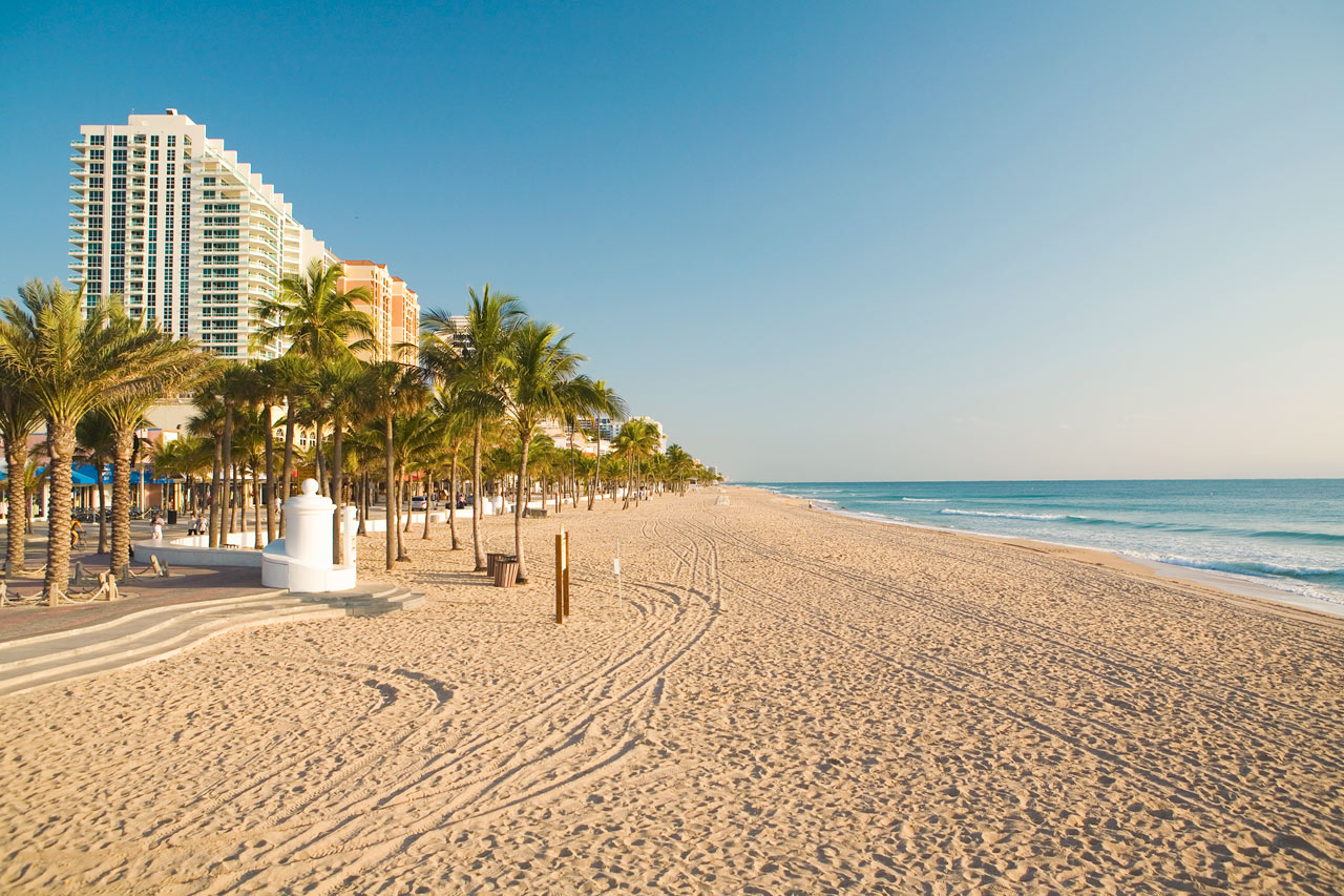 Stranden i Fort Lauderdale