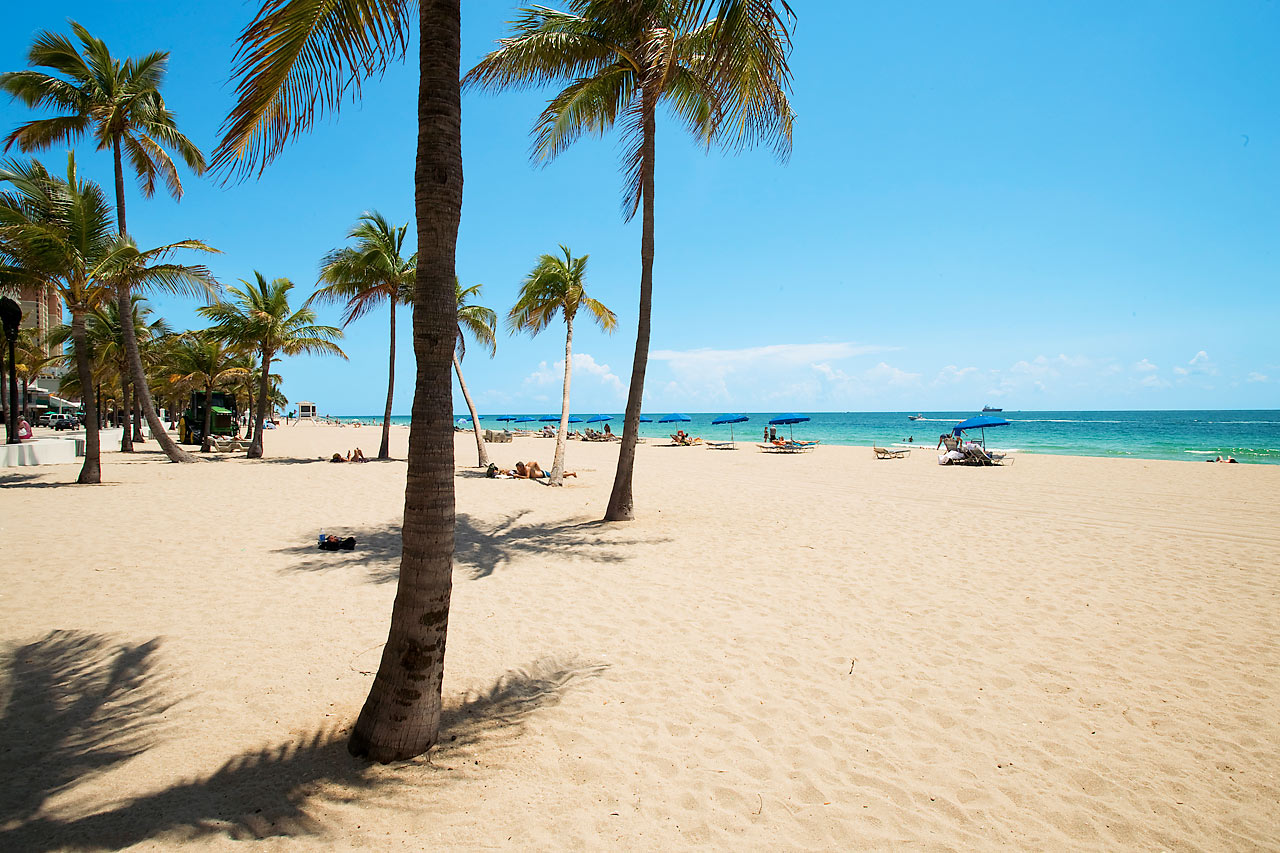 I Fort Lauderdale är klimatet en dröm och stränderna milslånga, vita och palmklädda
