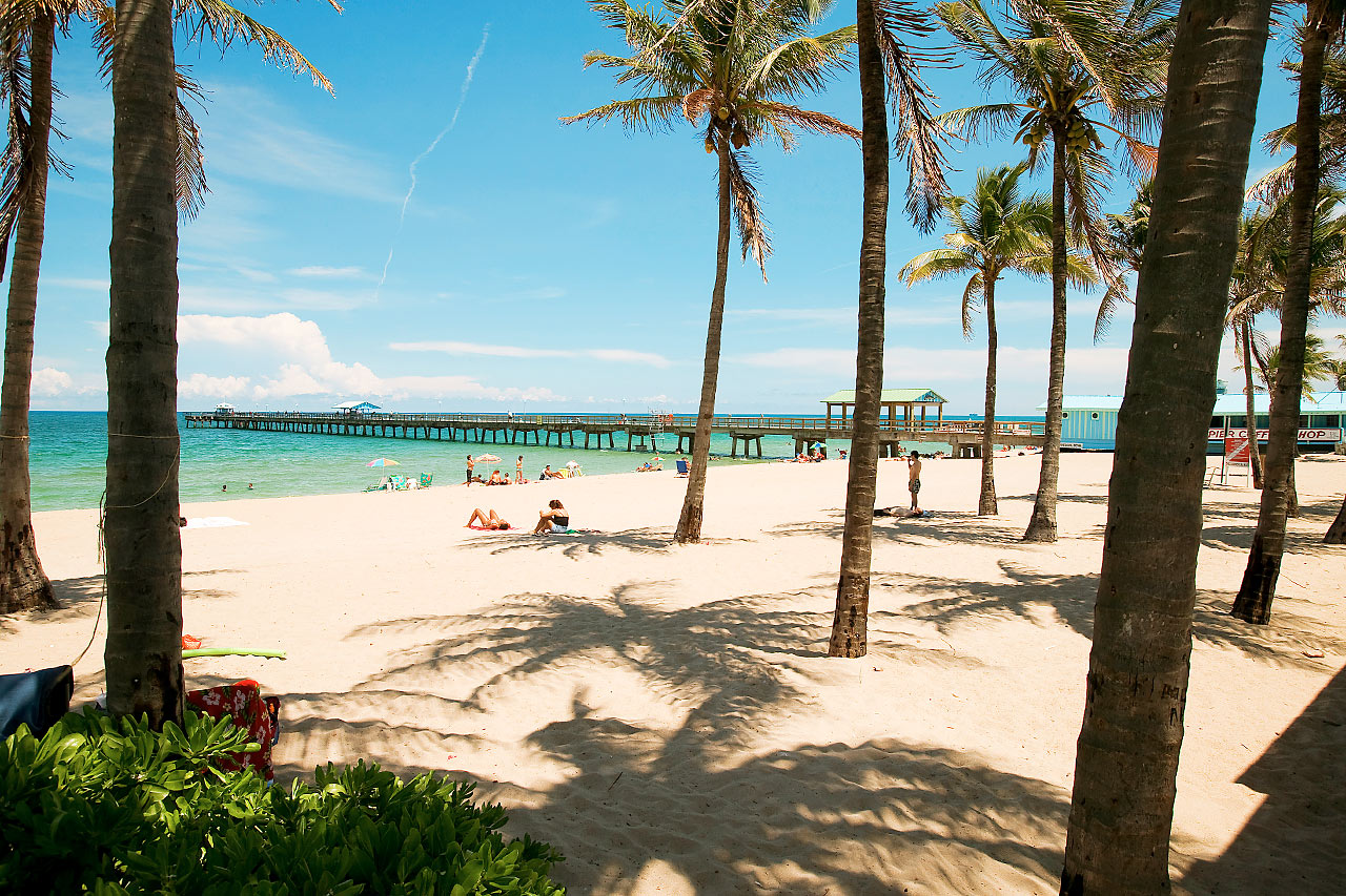 I Lauderdale by the Sea är klimatet en dröm och stränderna milslånga, vita och palmklädda