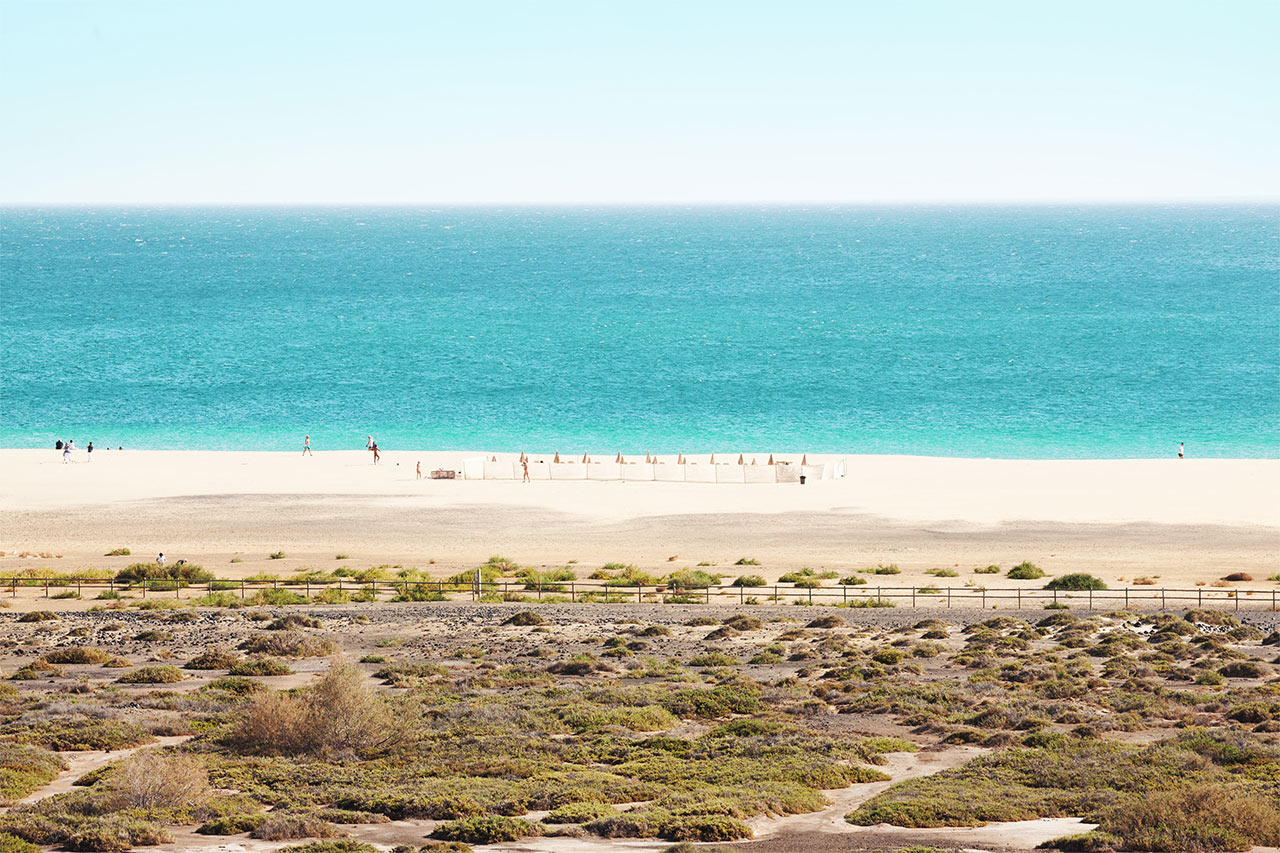 Morro Jable Beach, sett från SENTIDO Buganvilla Hotel & Spa