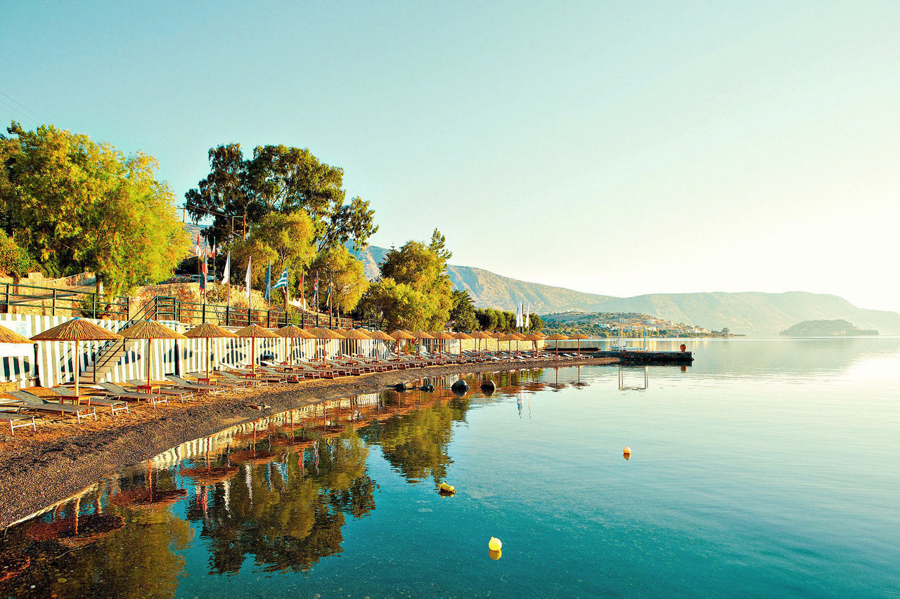 Stranden nedanför SENTIDO Elounda Blu