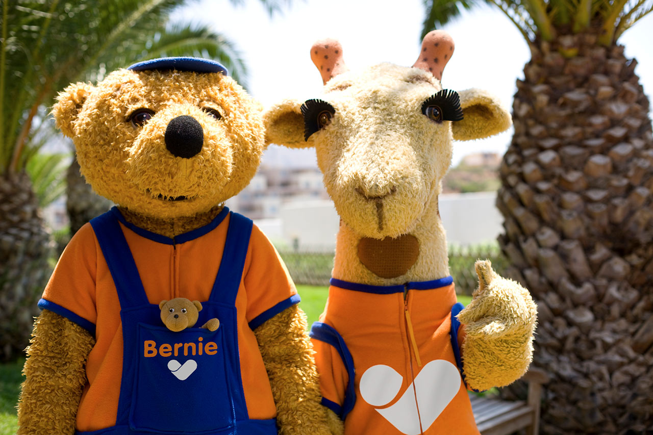 Lollo & Bernie finns på Family Garden Waterworld Makadi Beach