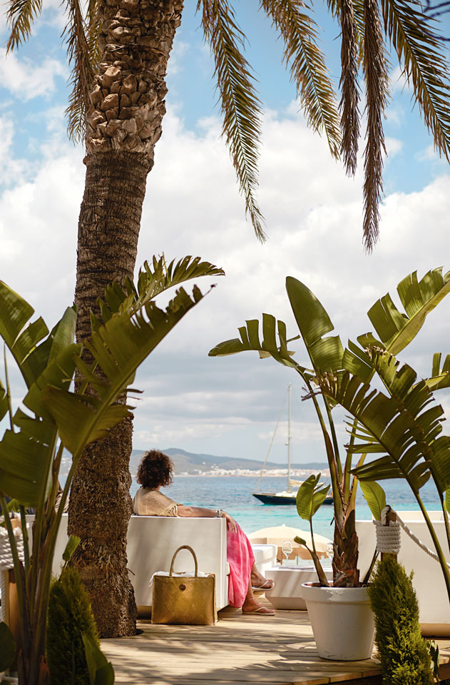 Cala Bassa Beach Club, utanför San Antonio