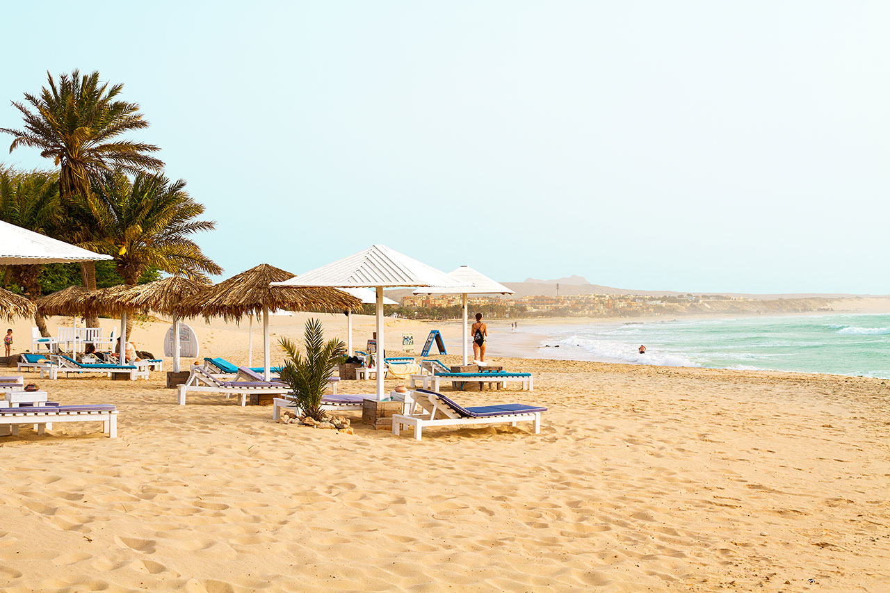 Stranden vid restaurang Perola d'Chaves