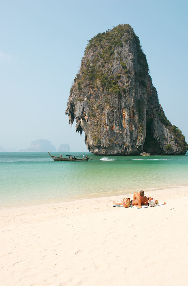 Phra Nang Beach, nära Railay Beach