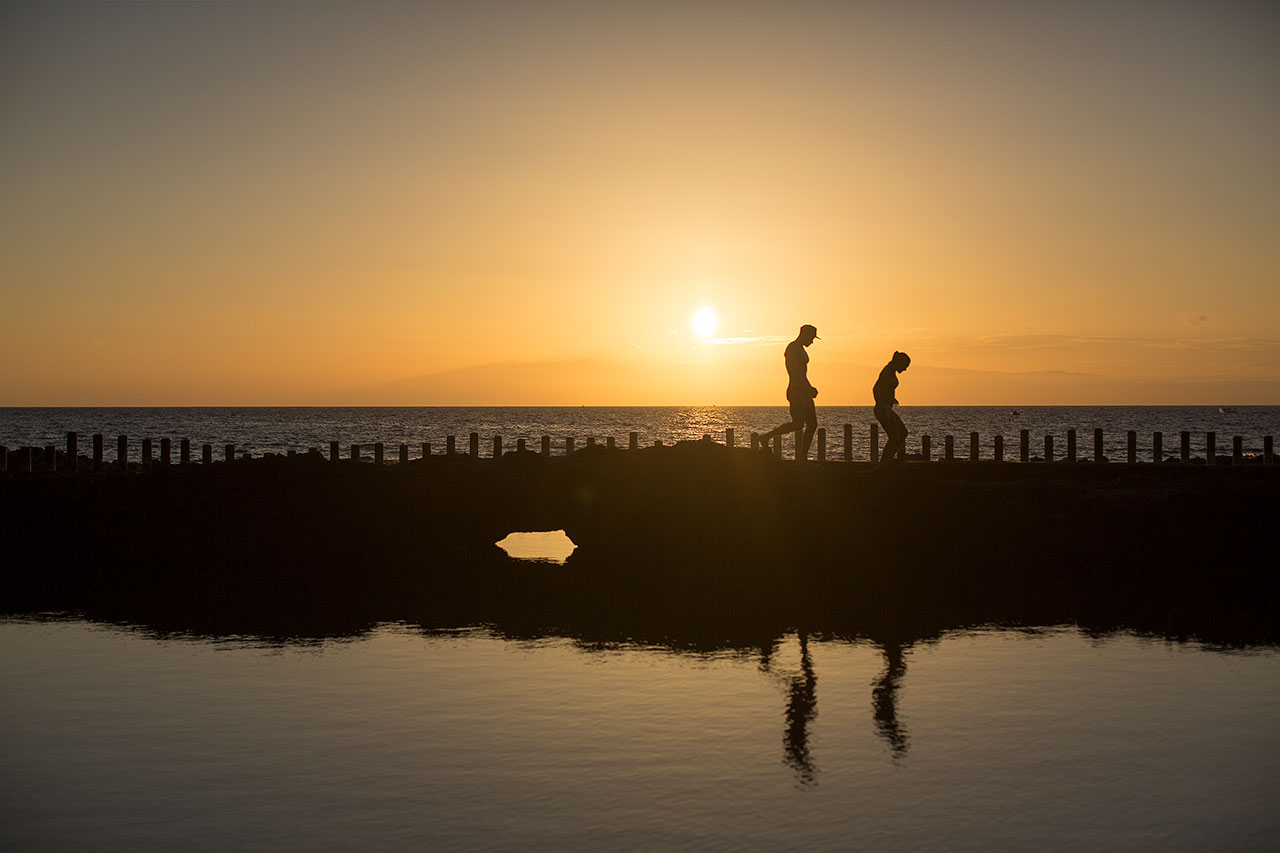 Havsbassängerna, Las Salinas, utanför Puerto de las Nieves