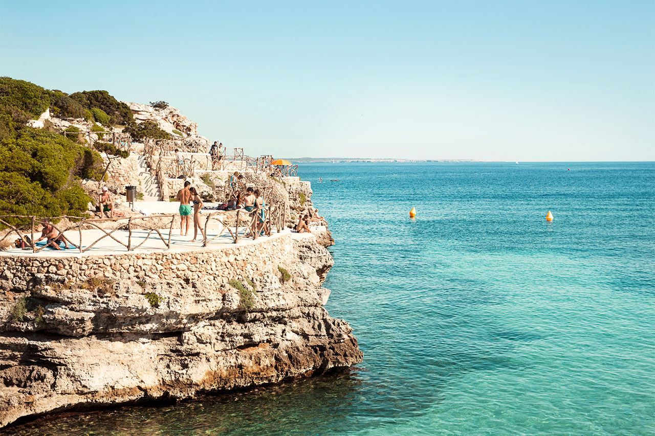 Cala en Brut, nära Ciutadella
