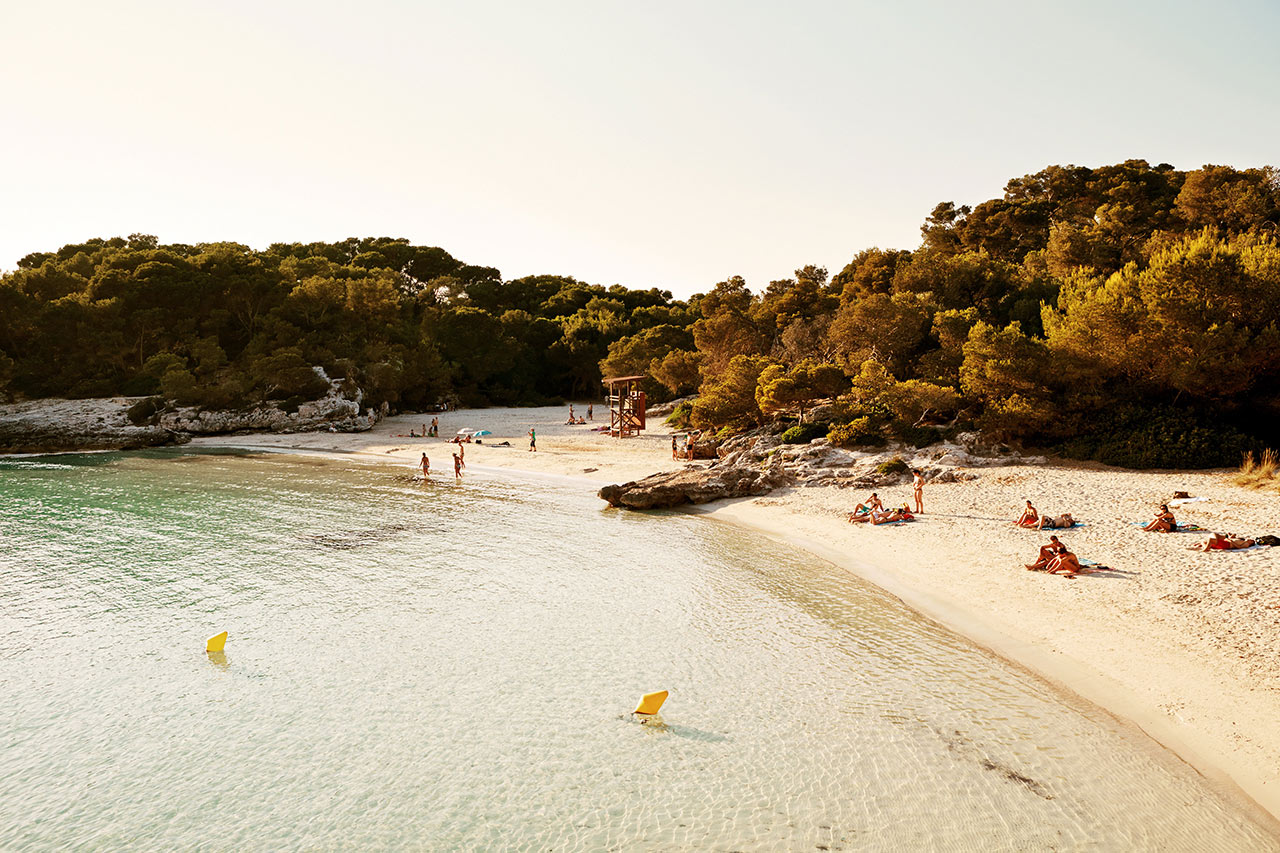 Cala Turqueta, ca 5 km från Cala Galdana.