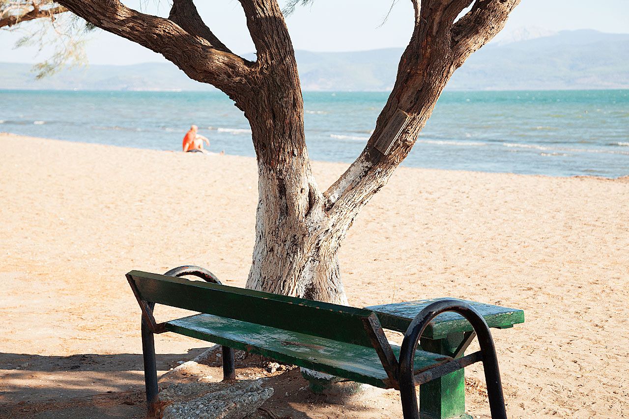 Stranden vid Kaloni Village