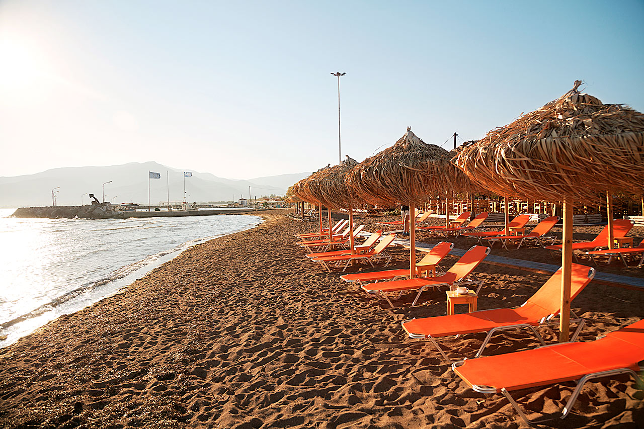 Stranden i Skala Kallonis
