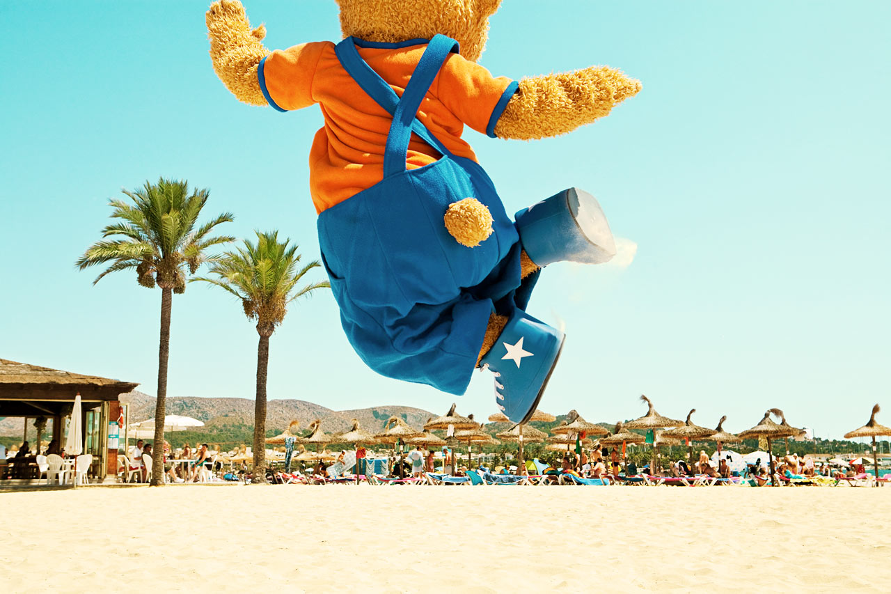 Maskoten Lollo och hennes kompis Bernie finns på flera hotell i Alcudia, bland annat Sunwing Alcudia Beach.