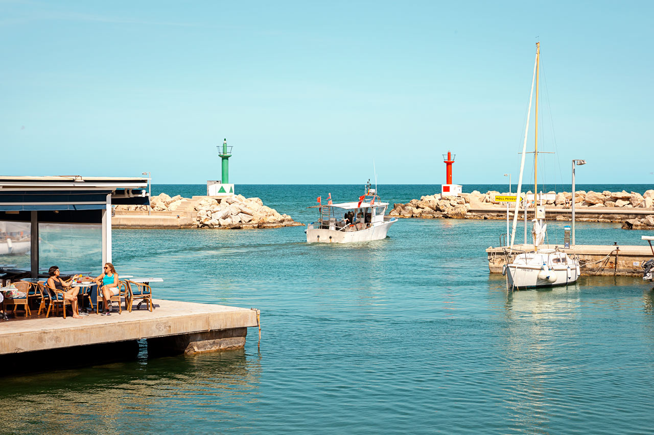 Hamnen i Cala Bona