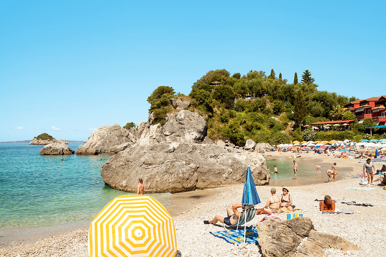 Piso Krioneri Beach, Parga stad