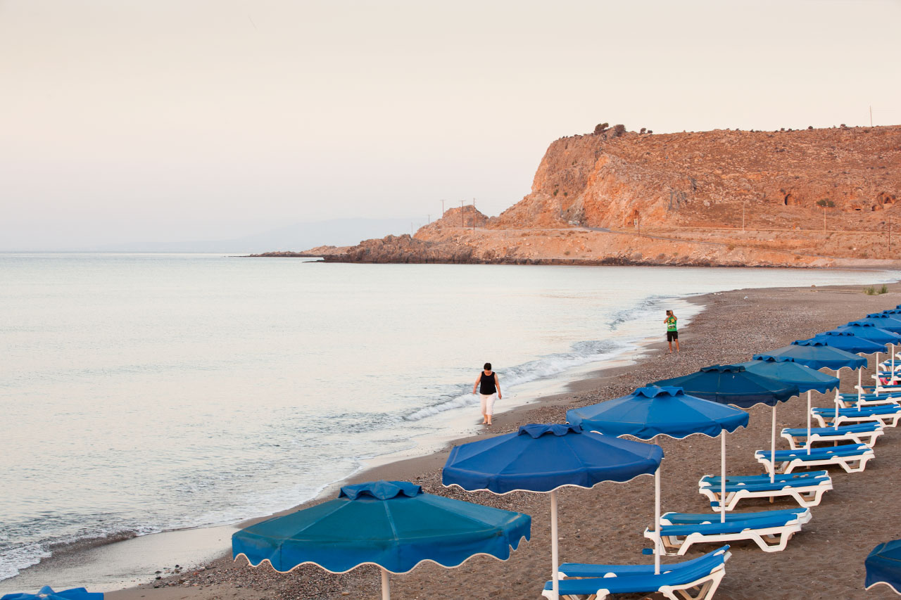 Stranden nedanför Lindos Princess