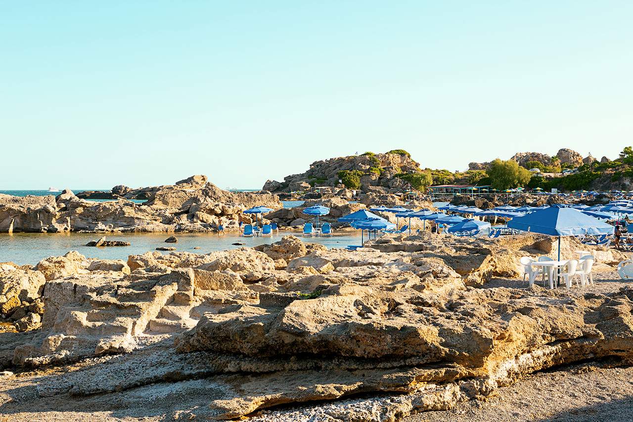 Tassos Beach, ca 4,5 km från Kallithea