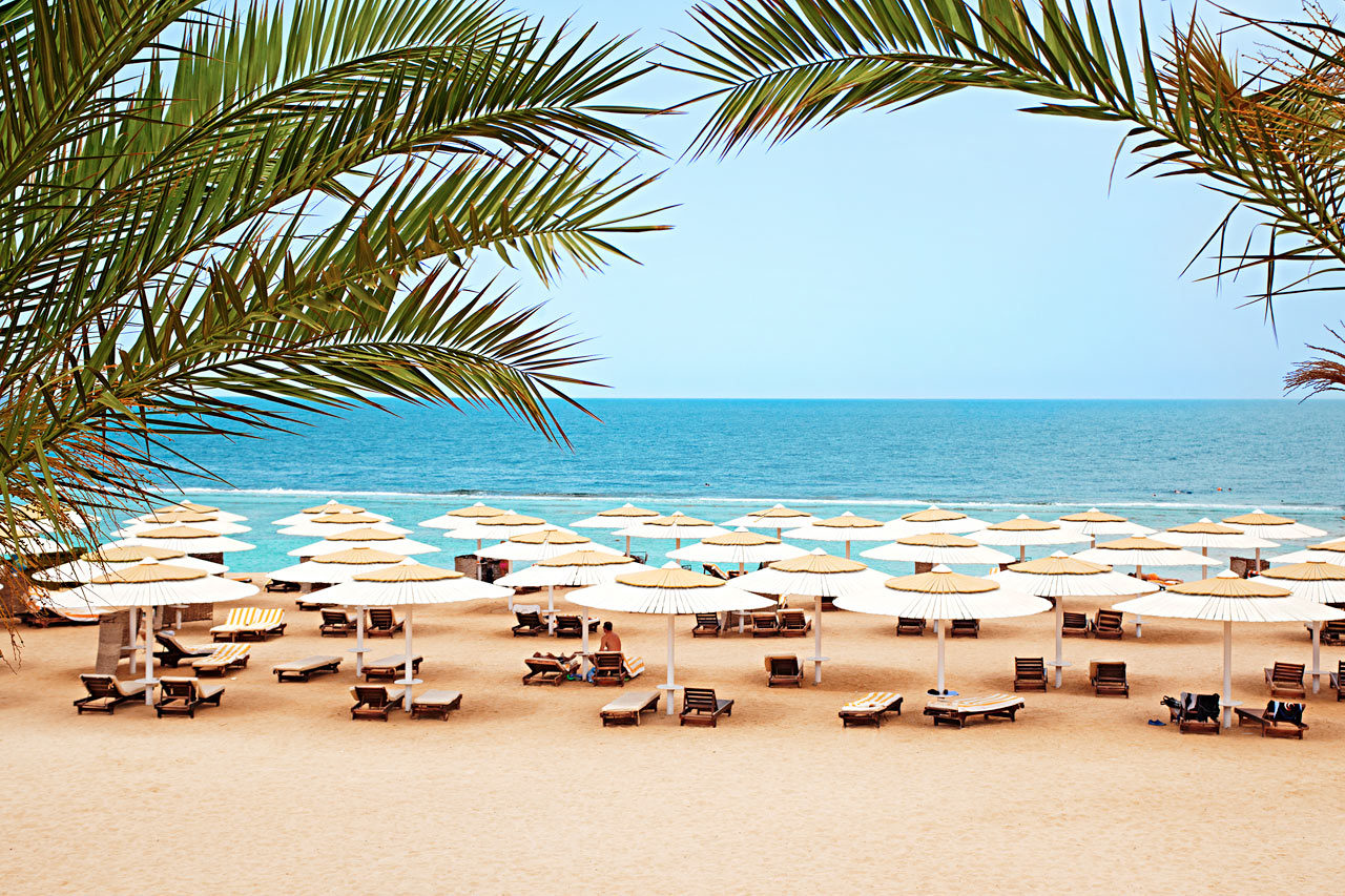 Stranden vid Resta Reef Resort