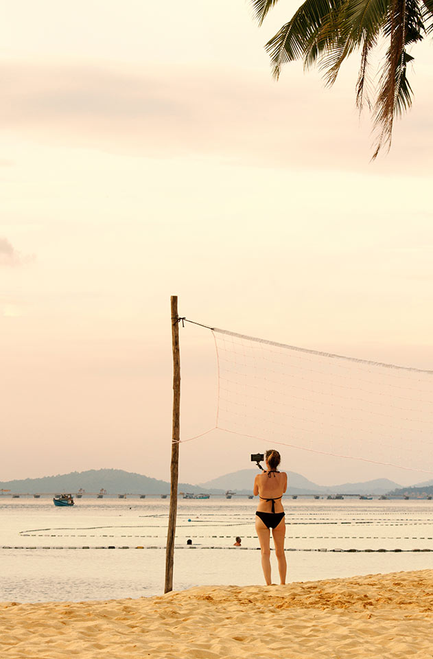 Stranden vid Vings hotell Cassia Cottage