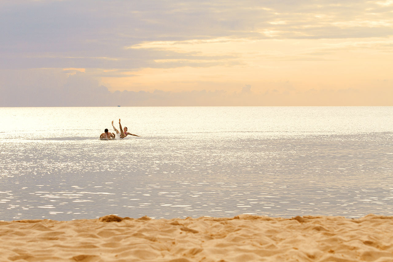 Stranden vid Vings hotell Cassia Cottage