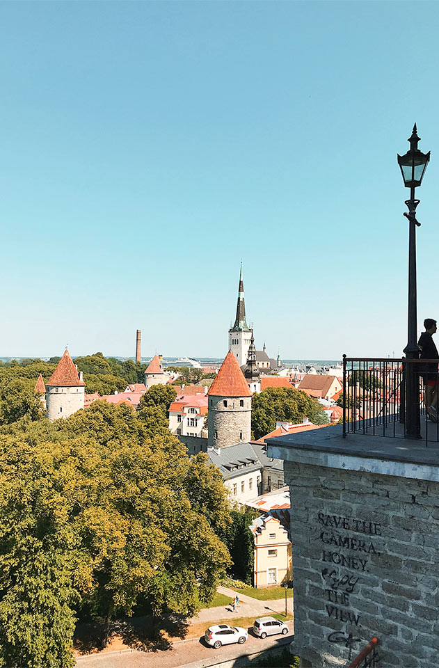 Utsiktsplats från Domberget (Toompea)