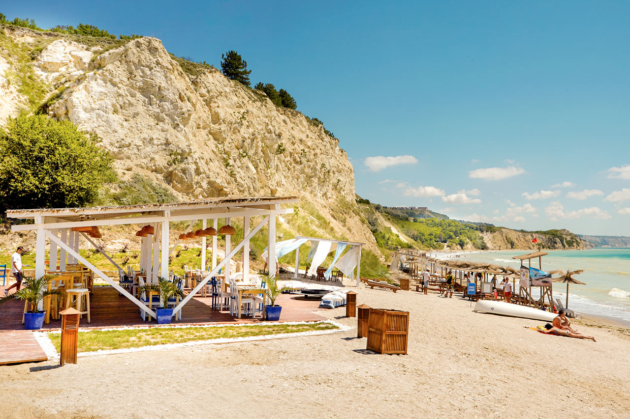 Stranden vid Lighthouse Beach Club
