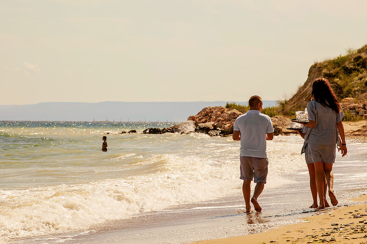 Stranden vid Thracian Cliffs Golf & Beach Resort