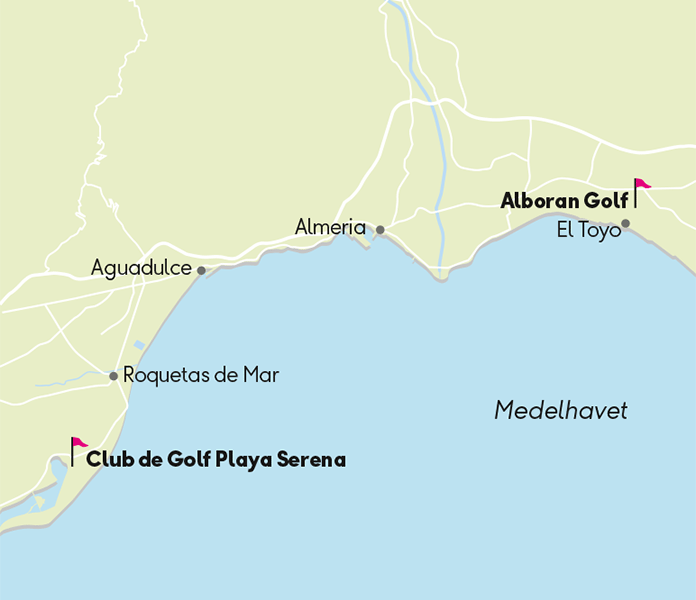 Spela golf på Alboran Golf i El Toyo (Spanien) Spela golf på Alboran Golf i El Toyo (Spanien)